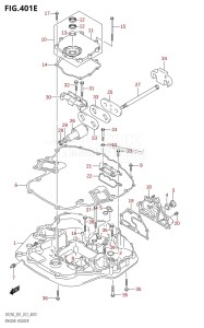 DF225T From 22503F-210001 (E01)  2012 drawing ENGINE HOLDER (DF225T:E01)