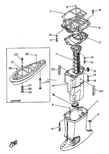 E60HE drawing UPPER-CASING