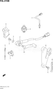 04003F-310001 (2013) 40hp E03-USA (DF40A  DF40AQH  DF40AT  DF40ATH) DF40A drawing SENSOR (DF50A:E03)