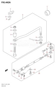 DF115T From 11501F-251001 (E01)  2002 drawing DRAG LINK