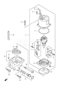 DF 150 drawing PTT Motor