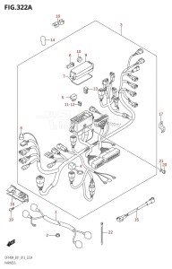 DF140A From 14003F-310001 (E01 E40)  2013 drawing HARNESS