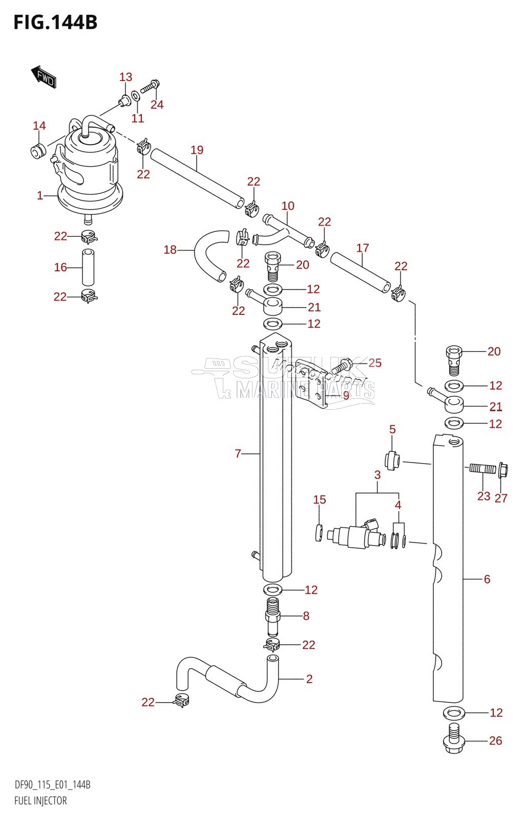 FUEL INJECTOR (K1,K2,K3,K4,K5,K6,K7,K8,K9,K10,011)