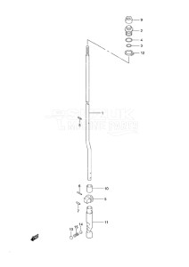 Outboard DF 60A drawing Shift Rod