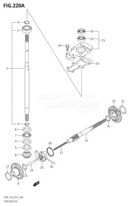 00994F-110001 (2011) 9.9hp P03-U.S.A (DF9.9A  DF9.9AR) DF9.9A drawing TRANSMISSION