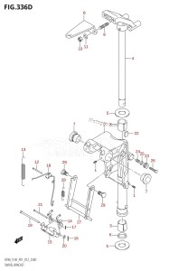 DF8A From 00801F-210001 (P01)  2012 drawing SWIVEL BRACKET (DF9.9AR:P01)