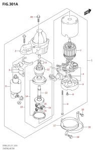 DF70A From 07003F-710001 (E01 E40)  2017 drawing STARTING MOTOR