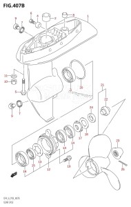 DF6 From 00601F-680001 (P03)  2006 drawing GEAR CASE (DF4:(K4,K5,K6,K7,K8,K9,K10,011),DF6)