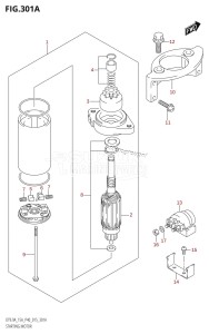 DT15A From 01504-510001 (P36-P40)  2015 drawing STARTING MOTOR (DT15A:P40)