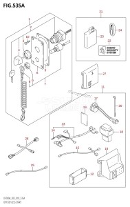 DF250ST From 25004F-810001 (E03)  2018 drawing OPT:KEY LESS START