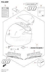 DF70A From 07003F-710001 (E03)  2017 drawing ENGINE COVER (DF80A:E40)