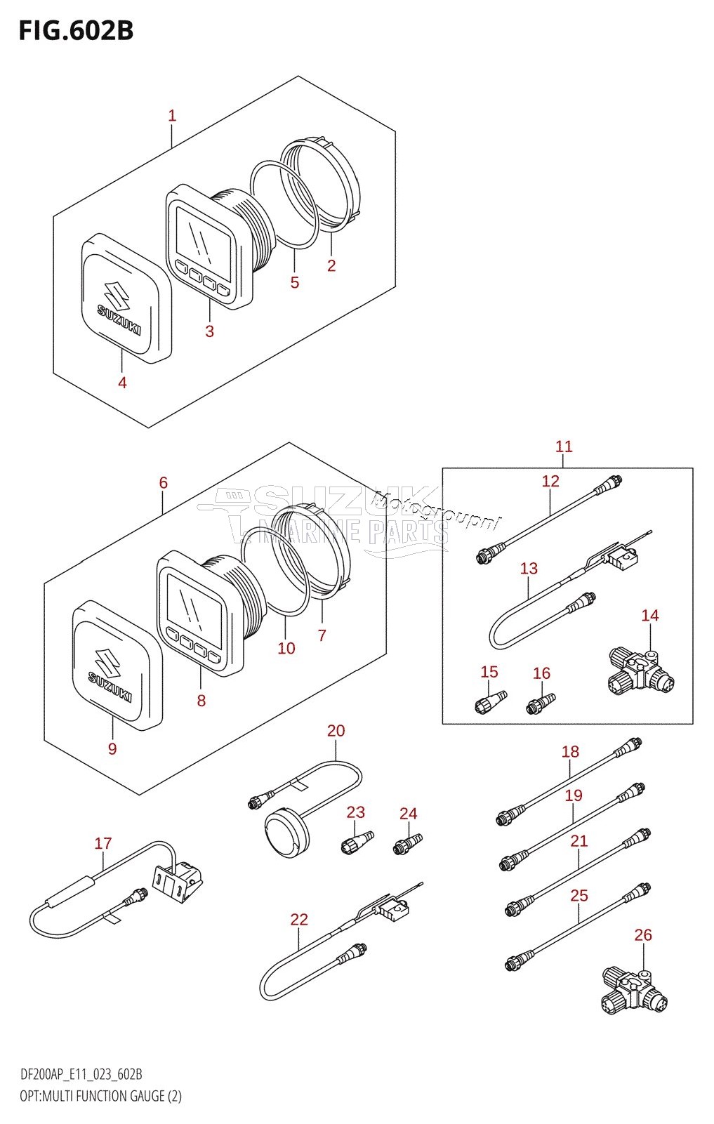 OPT:MULTI FUNCTION GAUGE (2) (022,023)