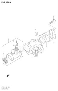 01503F-110001 (2011) 15hp P01-Gen. Export 1 (DF15  DF15R) DF15 drawing INLET MANIFOLD (K4)