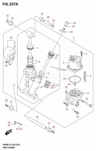 DF150AS From 15003F-440001 (E03 E11 E40)  2024 drawing TRIM CYLINDER