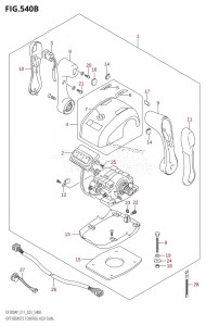 DF200AP From 20003P-040001 (E01 E03 E40)  2020 drawing OPT:REMOTE CONTROL ASSY DUAL (022,023)