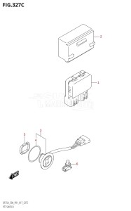 03003F-710001 (2017) 30hp P01 P40-Gen. Export 1 (DF30A  DF30AQ  DF30AR  DF30AT  DF30ATH  DT30  DT30R) DF30A drawing PTT SWITCH (DF30AT:P01)