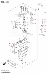 DF40A From 04004F-710001 (E34-Italy)  2017 drawing FUEL VAPOR SEPARATOR (DF60AVT:E40)