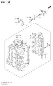 09003F-010001 (2010) 90hp E03-USA (DF90ATK10) DF90A drawing CYLINDER BLOCK