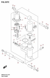 DF40A From 04003F-210001 (E01)  2012 drawing TRIM CYLINDER (DF50A:E01)