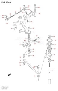 DF300Z From 30002Z-010001 (E01 E40)  2010 drawing CLUTCH SHAFT