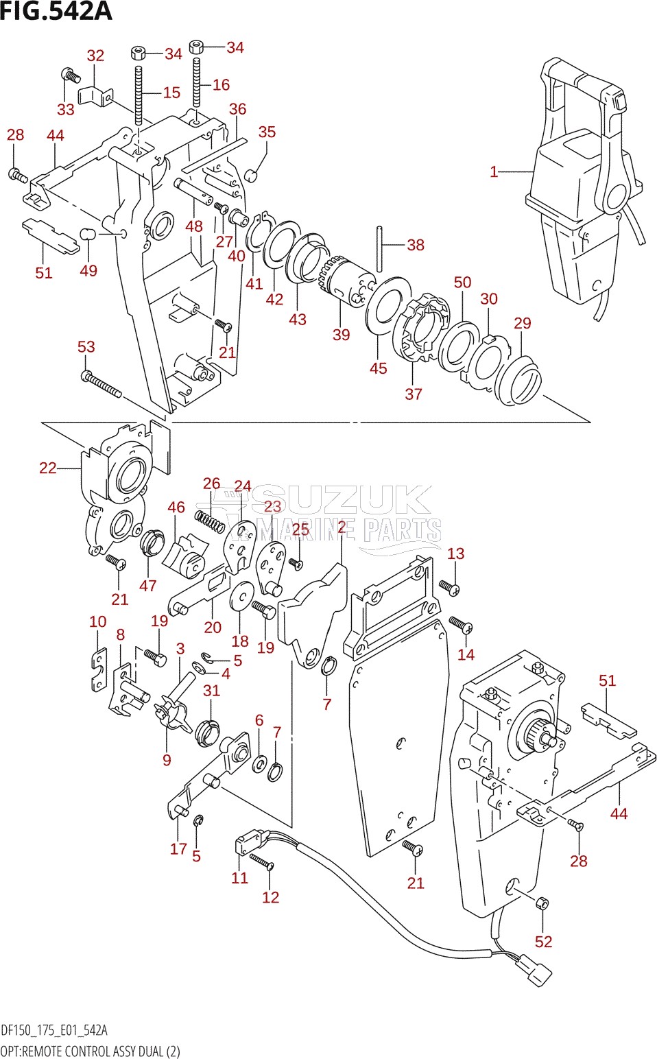 OPT:REMOTE CONTROL ASSY DUAL (2)