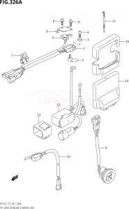 17502Z-110001 (2011) 175hp E01-Gen. Export 1 (DF175Z) DF175Z drawing PTT SWITCH / ENGINE CONTROL UNIT