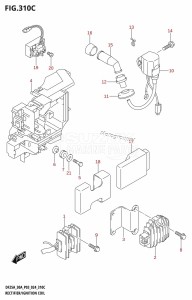 DF250ATSS From 25001N-440001 (E03)  2024 drawing RECTIFIER /​ IGNITION COIL (DF30AT,DF30ATH)