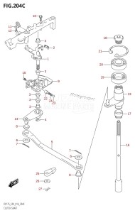 DF150Z From 15002Z-610001 (E03)  2016 drawing CLUTCH SHAFT (DF150Z:E03)