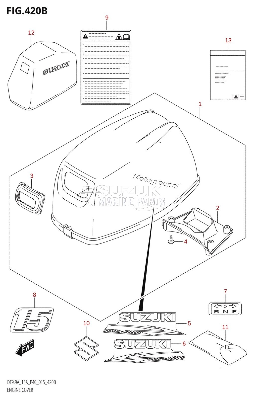 ENGINE COVER (DT9.9A:P36)