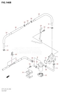 DF175ZG From 17502Z-410001 (E01 E40)  2014 drawing FUEL PUMP (DF150T:E40)