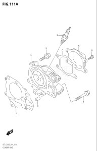 00252F-410001 (2014) 2.5hp P03-U.S.A (DF2.5) DF2.5 drawing CYLINDER HEAD