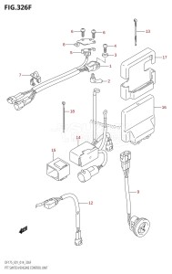 DF175TG From 17502F-410001 (E01 E40)  2014 drawing PTT SWITCH /​ ENGINE CONTROL UNIT (DF150Z:E40)