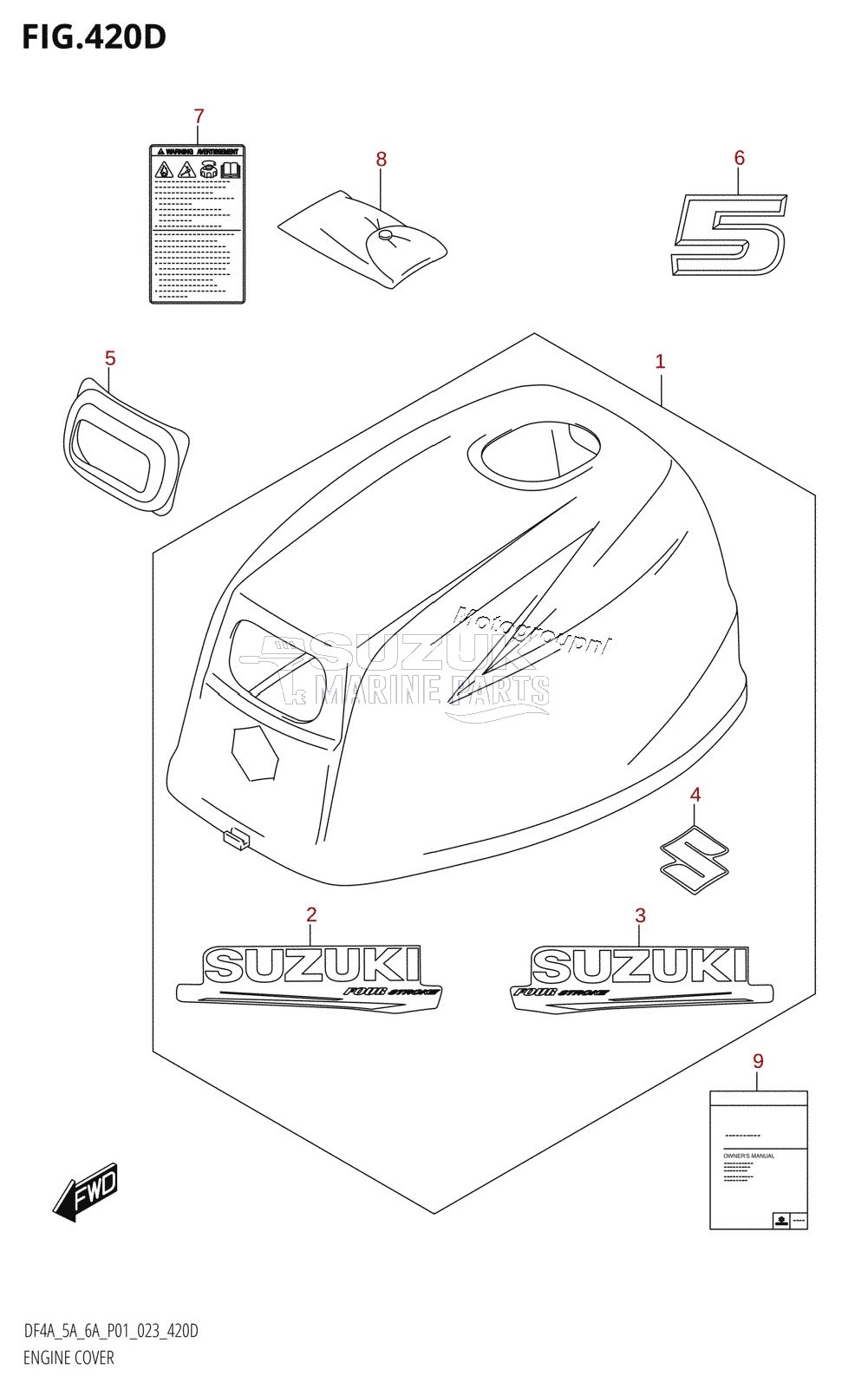 ENGINE COVER (DF5A:020)