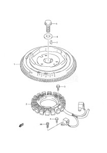 DF 25 V-Twin drawing Magneto