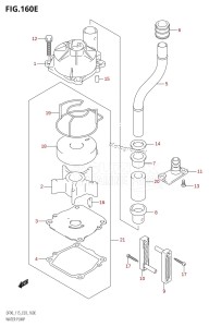 DF90 From 09001F-510001 (E03)  2005 drawing WATER PUMP (K10,011)