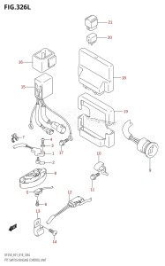 DF225Z From 22503Z-410001 (E01 E40)  2014 drawing PTT SWITCH /​ ENGINE CONTROL UNIT (DF250Z:E01)