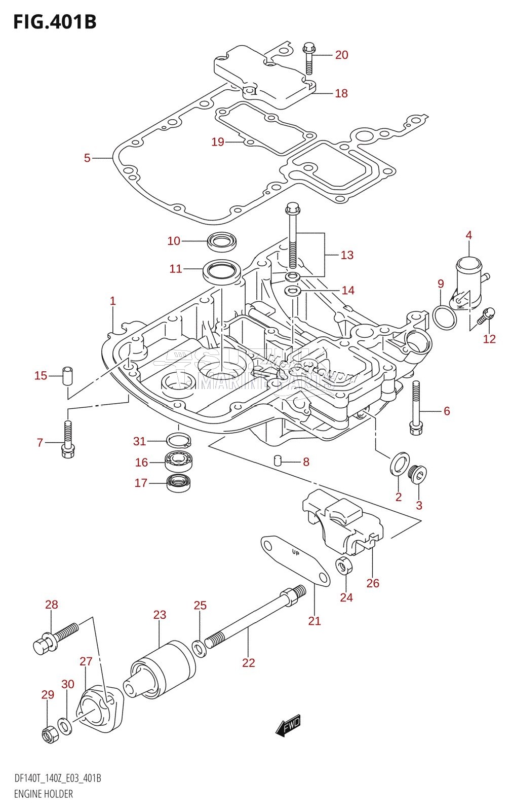 ENGINE HOLDER (K6,K7,K8,K9,K10,011)