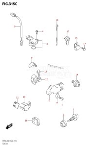 DF100B From 10004F-140001 (E01 E40)  2021 drawing SENSOR (DF100B)