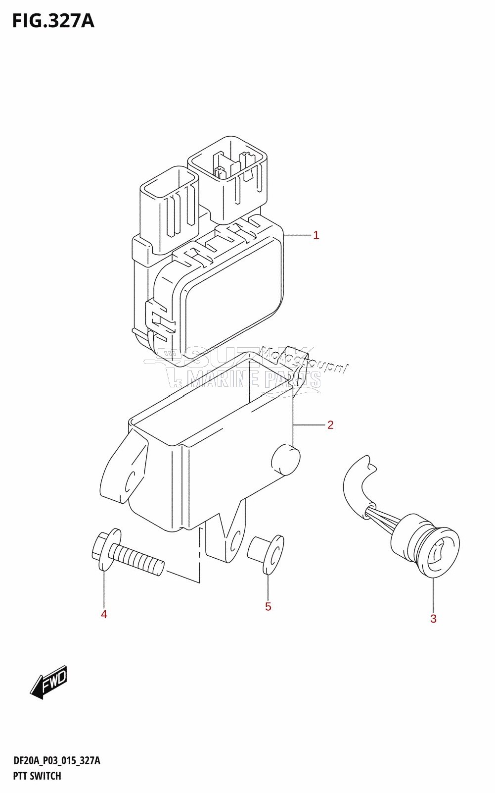 PTT SWITCH (DF9.9BT:P03)