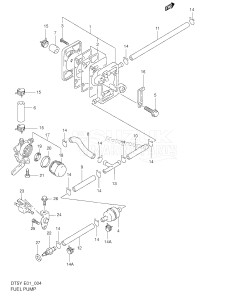 DT5 From 00503-861001 ()  2001 drawing FUEL PUMP