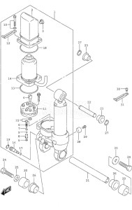 DF 25A drawing Tilt Cylinder