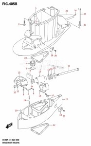 DF325A From 32501F-240001 (E01 E40)  2022 drawing DRIVE SHAFT HOUSING ((DF350A,DF325A,DF300B):XX-TRANSOM)