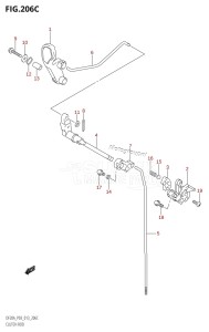 DF9.9B From 00995F-310001 (P03)  2013 drawing CLUTCH ROD (DF15A:P03)