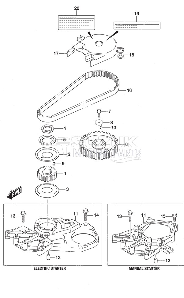 Timing Belt Non-Remote Control