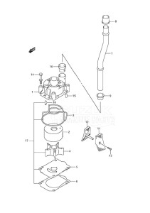 DF 150 drawing Water Pump