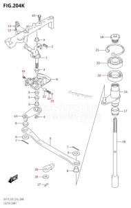 DF175TG From 17502F-610001 (E01 E40)  2016 drawing CLUTCH SHAFT (DF175T:E40)