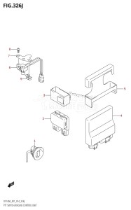 DF140A From 14003F-410001 (E01 E40)  2014 drawing PTT SWITCH /​ ENGINE CONTROL UNIT (DF140AZ:E01)