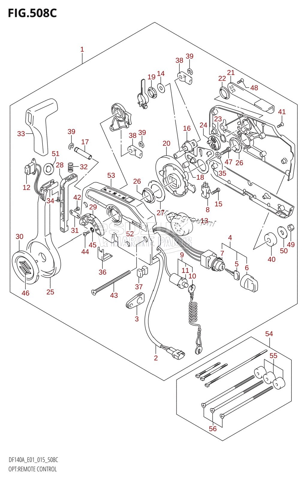 OPT:REMOTE CONTROL (DF115AT:E40)