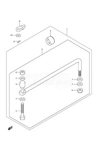 Outboard DF 200 drawing Drag Link