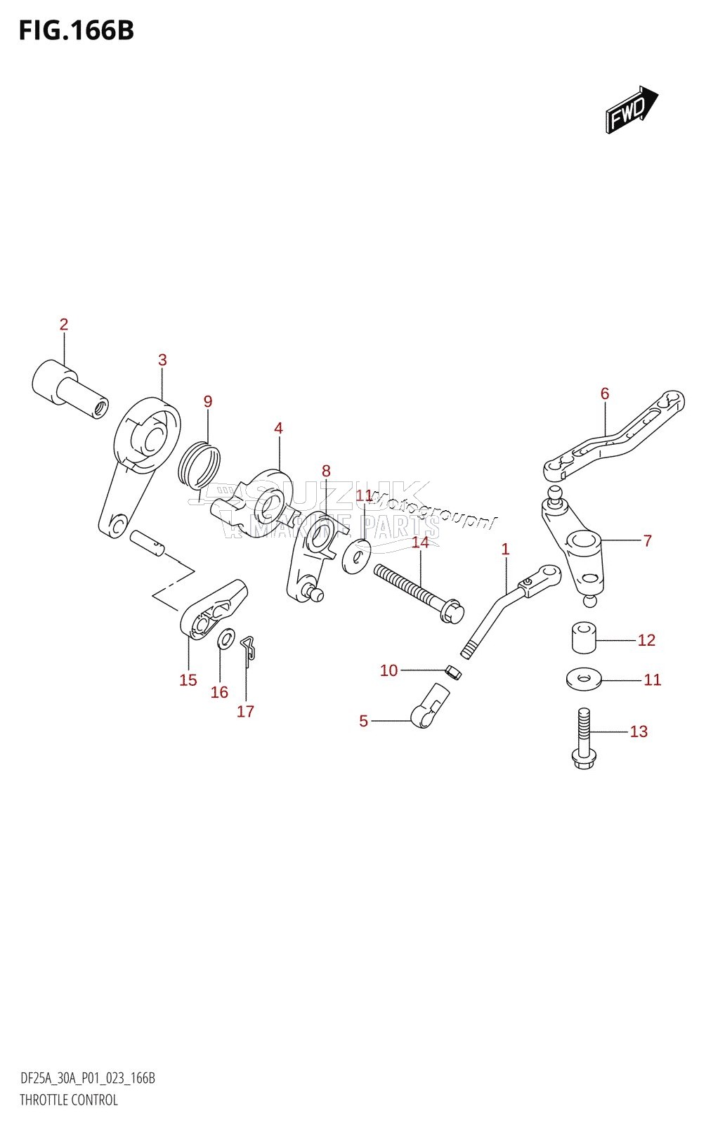 THROTTLE CONTROL (DF25AR,DF25AT,DF30AR,DF30AT)